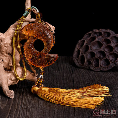 古法琉璃年年有魚掛件 匠心工藝與現代生活的完美融合